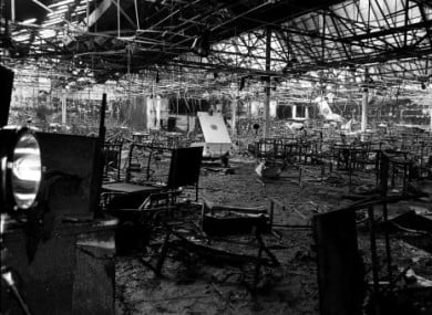 Последствия пожара в отеле Стардаст, 14 фераля 1981 года, Дублин, Ирландия