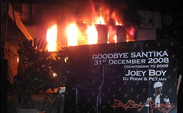 Пожар на новогодней дискотеке а Банкоке 1 января 2009